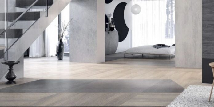 Modern flooring designs in a stylish interior setting.