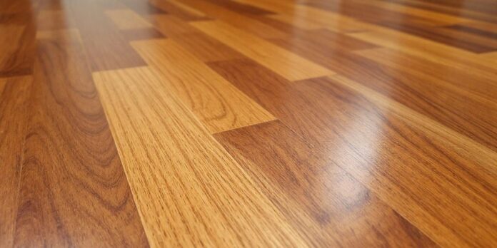 Polished hardwood floors with a rich, warm appearance.